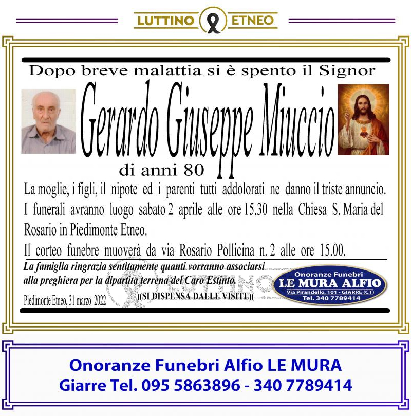 Gerardo Giuseppe  Miuccio 